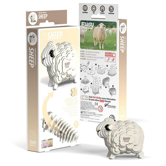 Sheep 3D Cardboard Model Kit Eugy