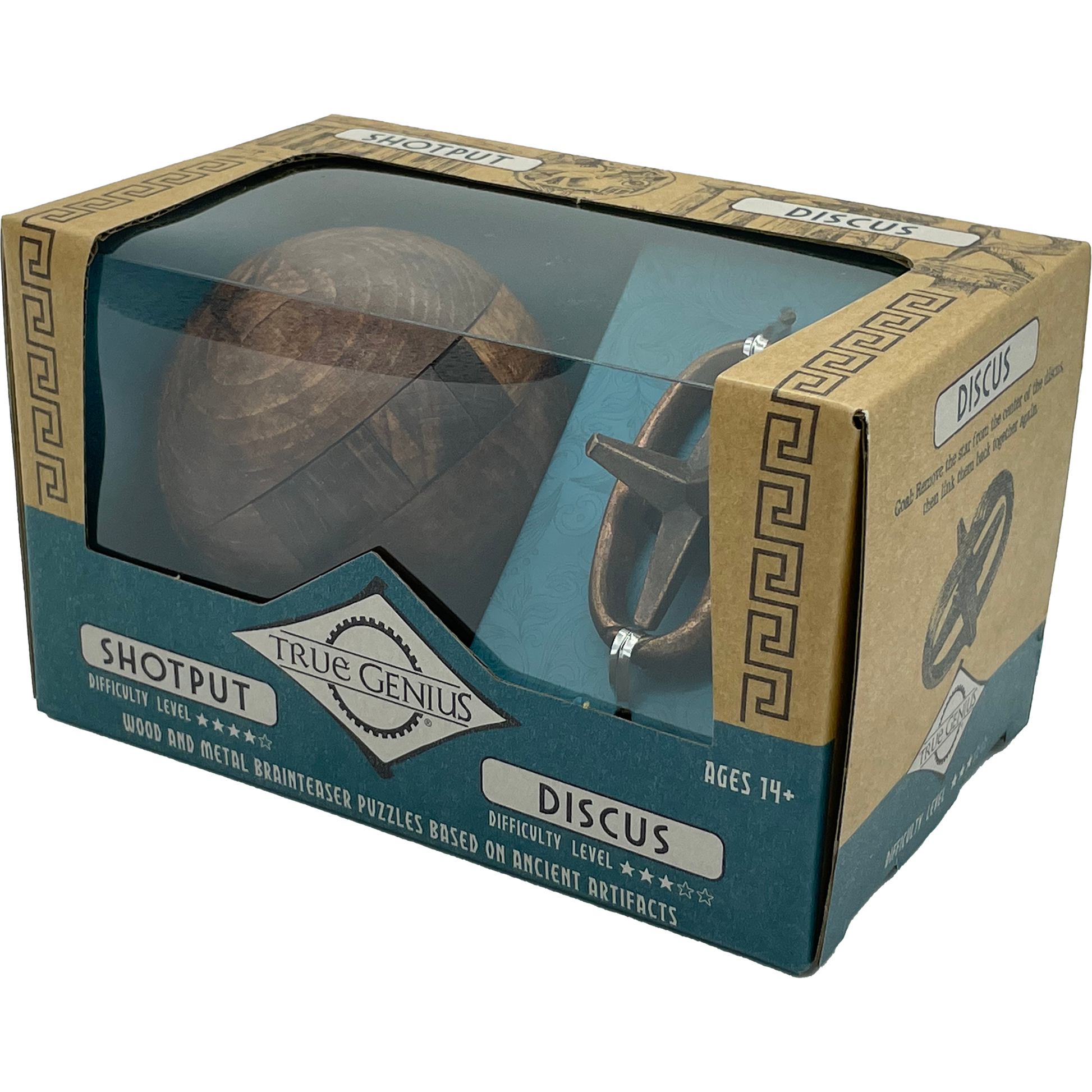 Shotput & Discus Brainteaser Puzzle True Genius