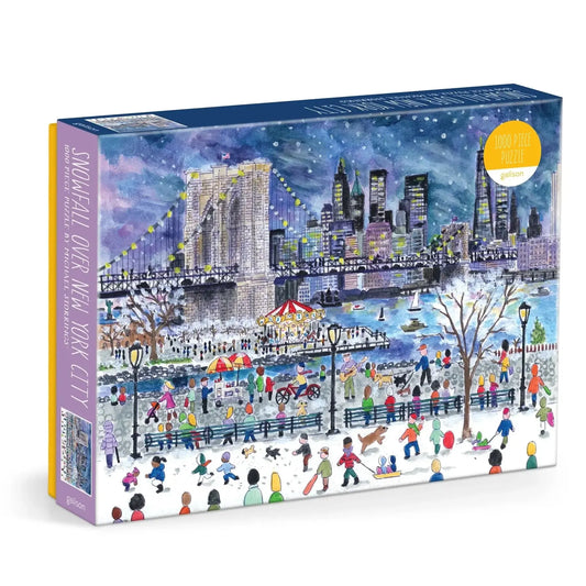 Snowfall Over New York City 1000 Piece Jigsaw Puzzle Galison