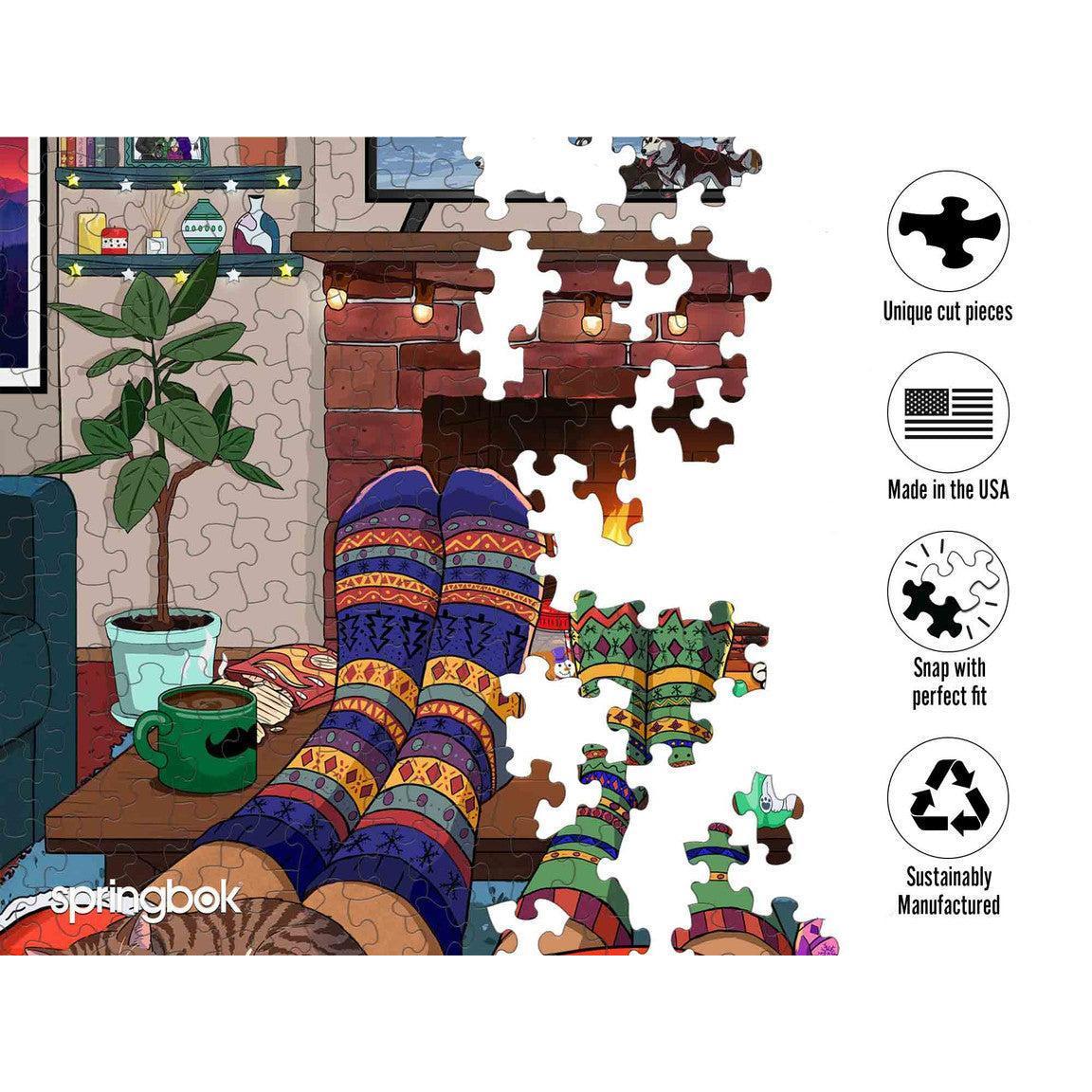 Snuggle Season 500 Piece Jigsaw Puzzle Springbok