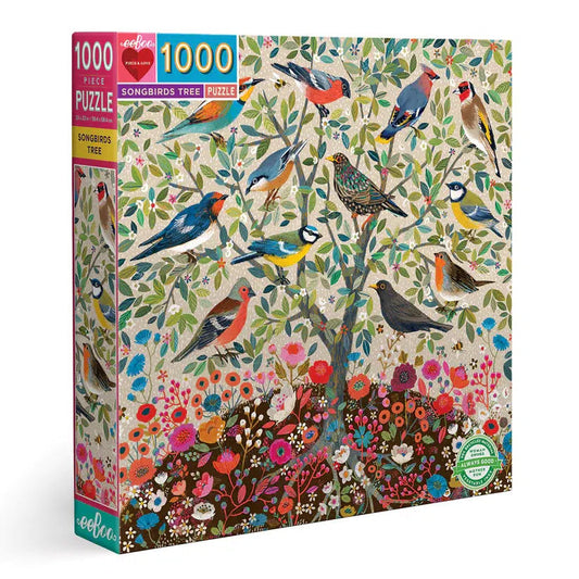 Songbirds Tree 1000 Piece Jigsaw Puzzle eeBoo