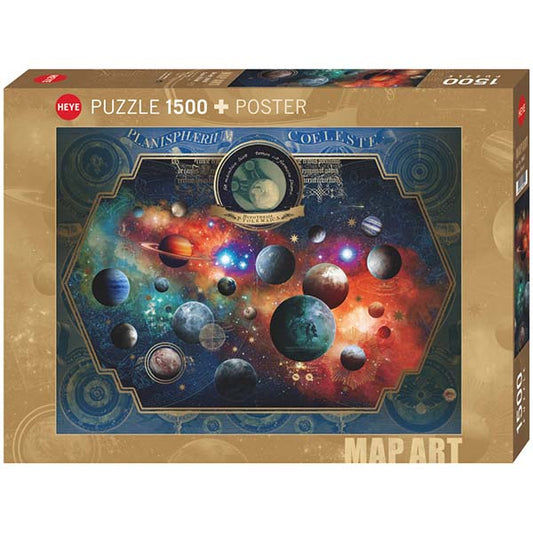 Space World 1500 Piece Jigsaw Puzzle Heye