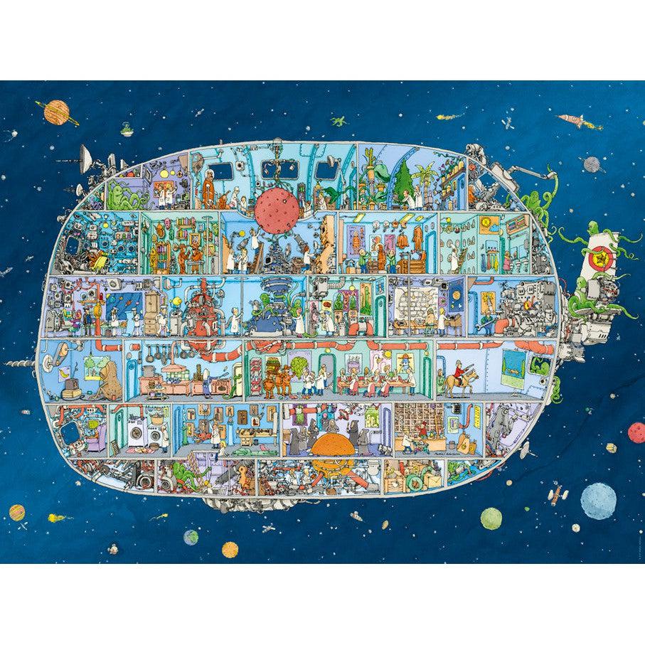 Spaceship 1500 Piece Jigsaw Puzzle Heye