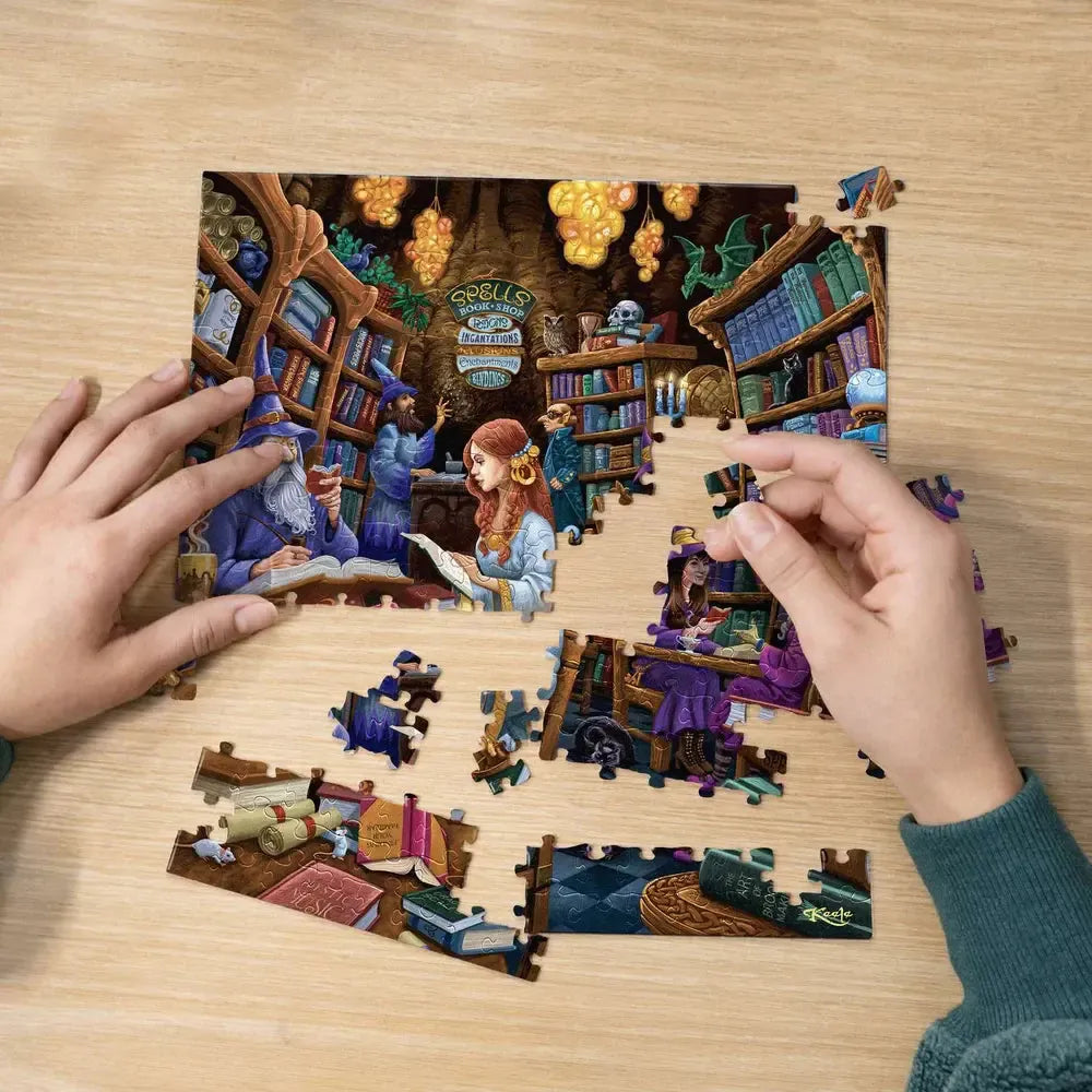 Spellbook Shop 210 Piece Jigsaw Puzzle Boardwalk