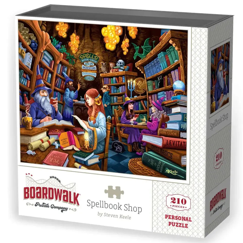 Spellbook Shop 210 Piece Jigsaw Puzzle Boardwalk