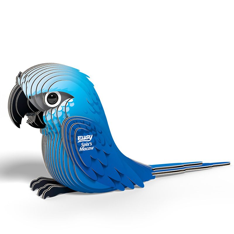 Spix's Macaw 3D Cardboard Model Kit Eugy