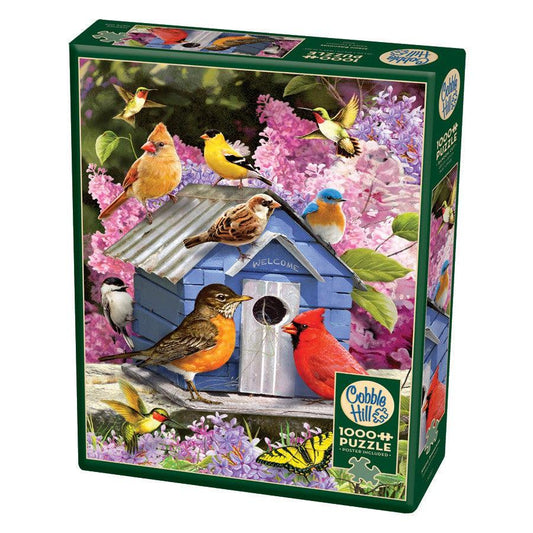 Spring Birdhouse 1000 Piece Jigsaw Puzzle Cobble Hill