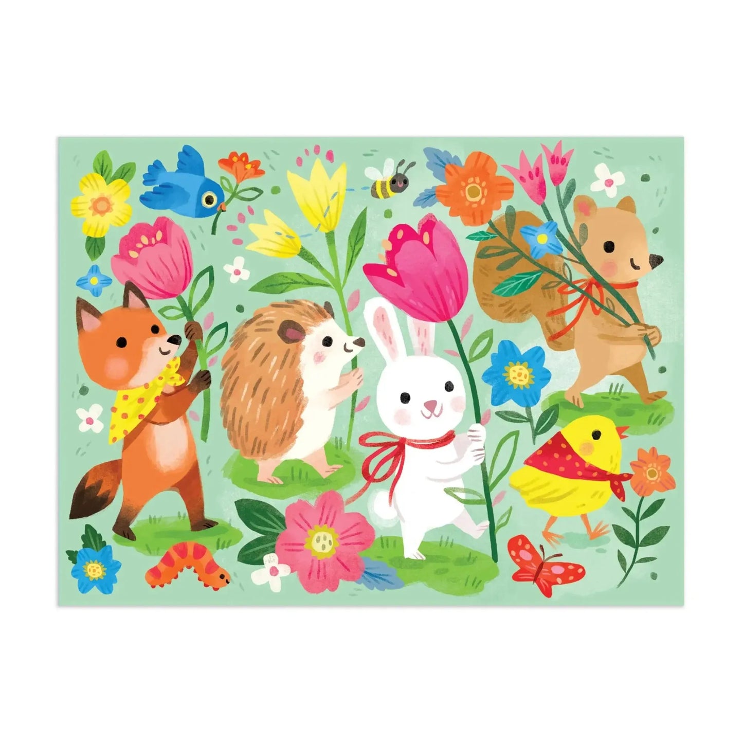 Springtime Parade 36 Piece Mini Jigsaw Puzzle Mudpuppy