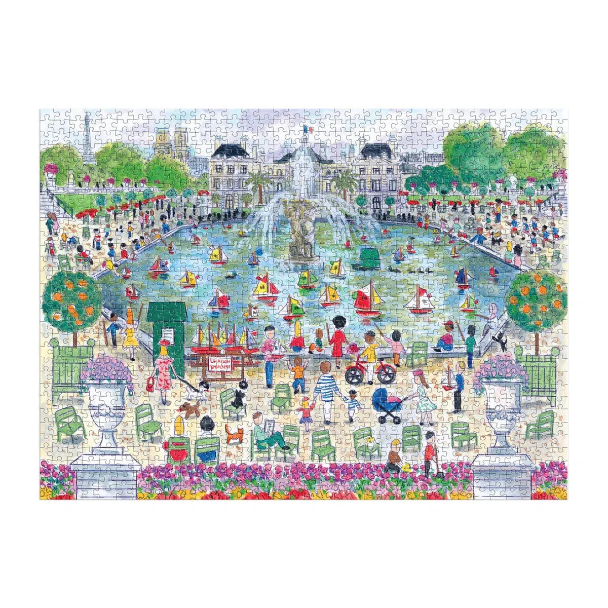 Springtime in Paris 1000 Piece Jigsaw Puzzle Galison