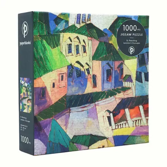St. Petersburg by Lentulov 1000 Piece Jigsaw Puzzle Paperblanks