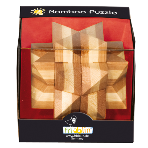 Star 3D Bamboo Puzzle Fridolin