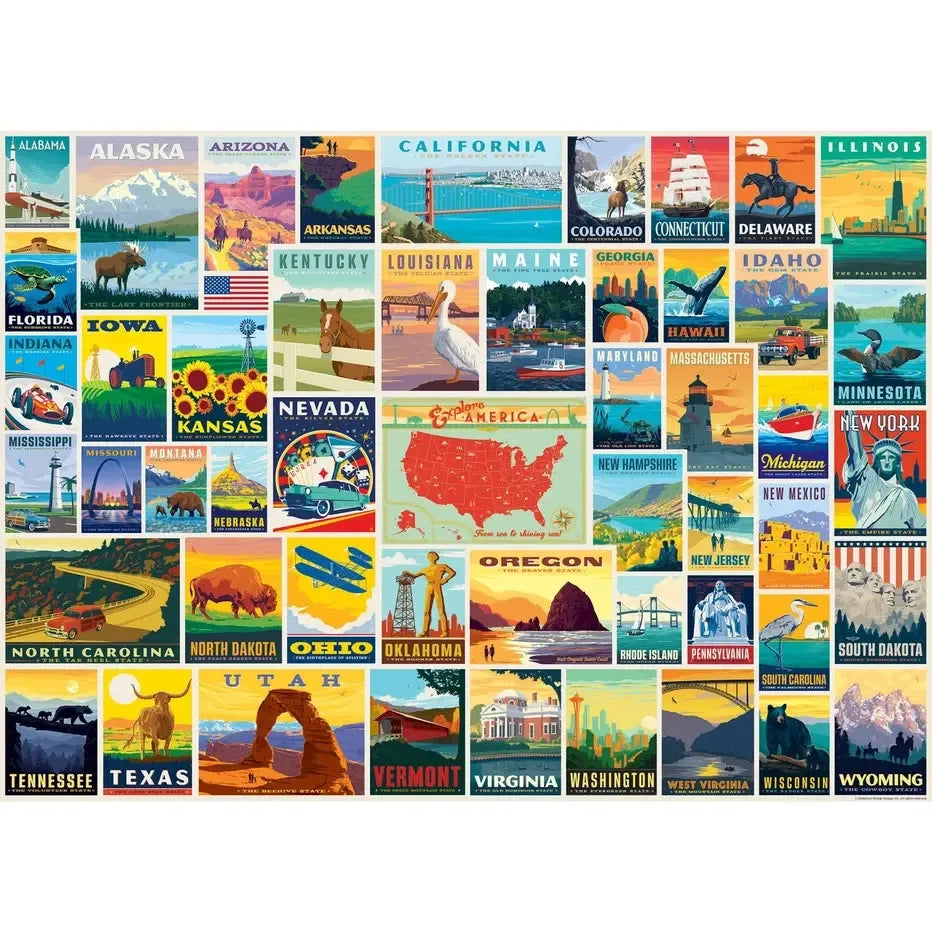 State Pride by Anderson Design 1000 Piece Jigsaw Puzzle MasterPieces