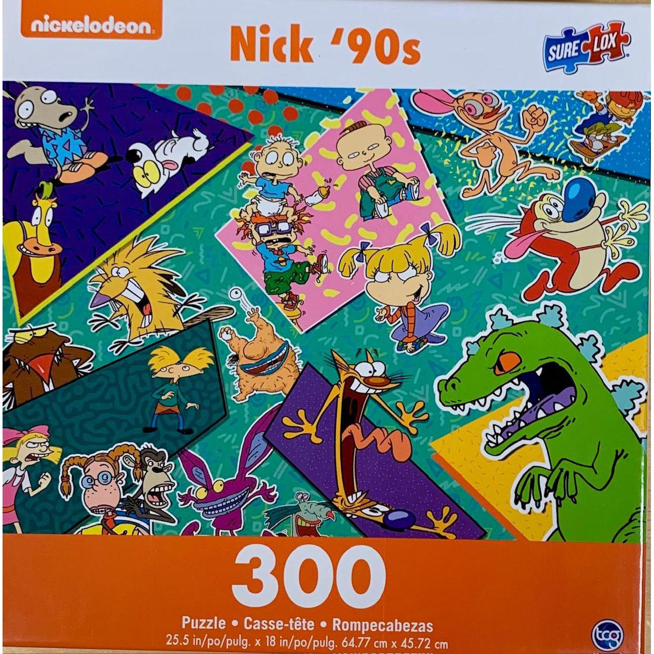 Nickelodeon Nick 90er Retro Sammlung 300 Teile Puzzle "Sticker Book