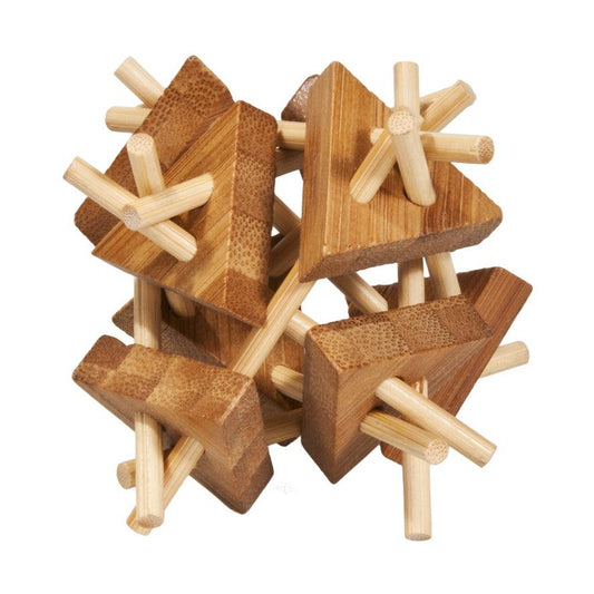 Sticks with Triangles 3D Bamboo Puzzle Fridolin