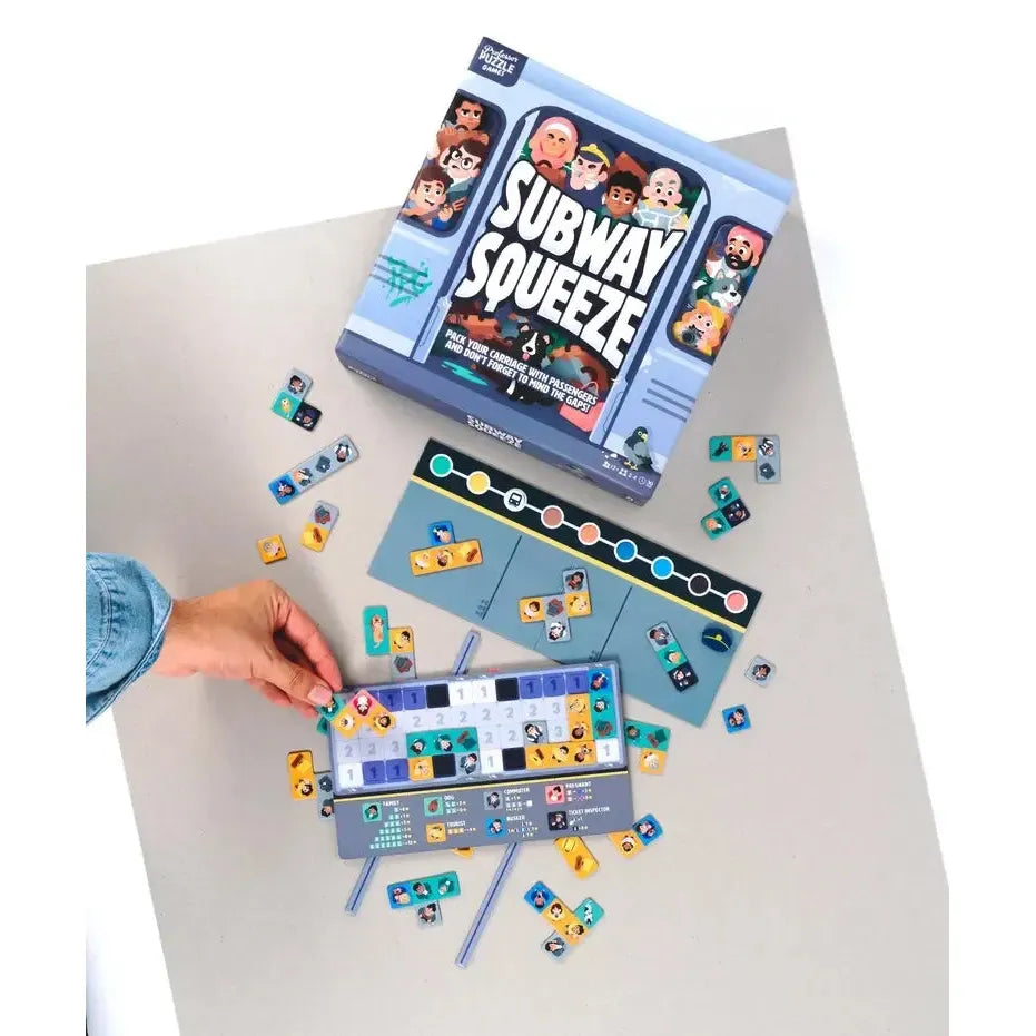 Subway Squeeze - Strategic Board Game - Professor Puzzle