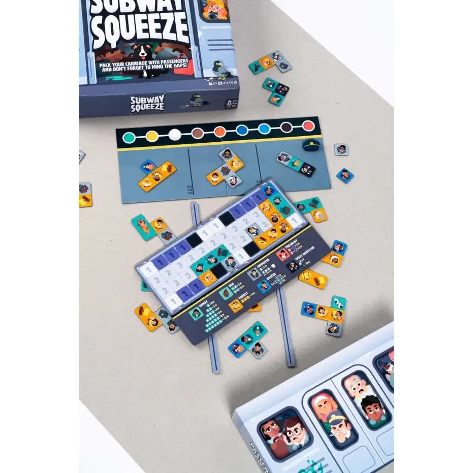 Subway Squeeze - Strategic Board Game - Professor Puzzle