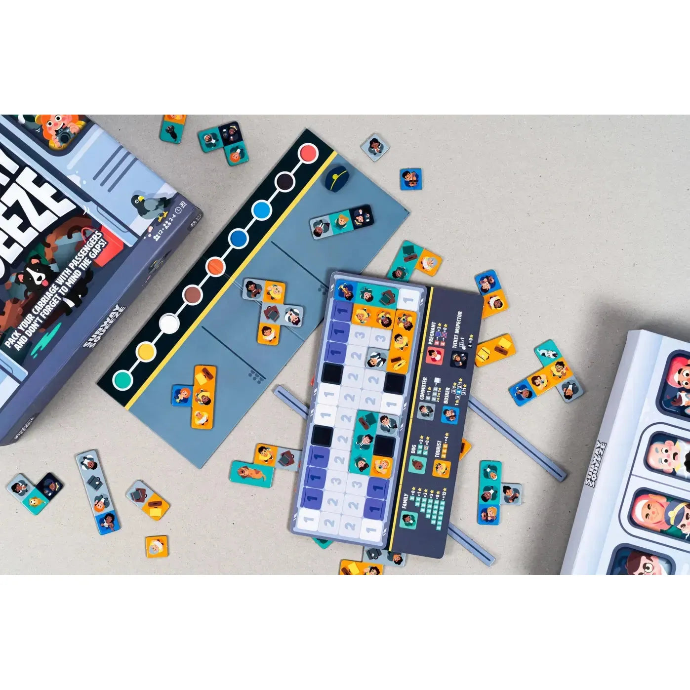 Subway Squeeze - Strategic Board Game - Professor Puzzle
