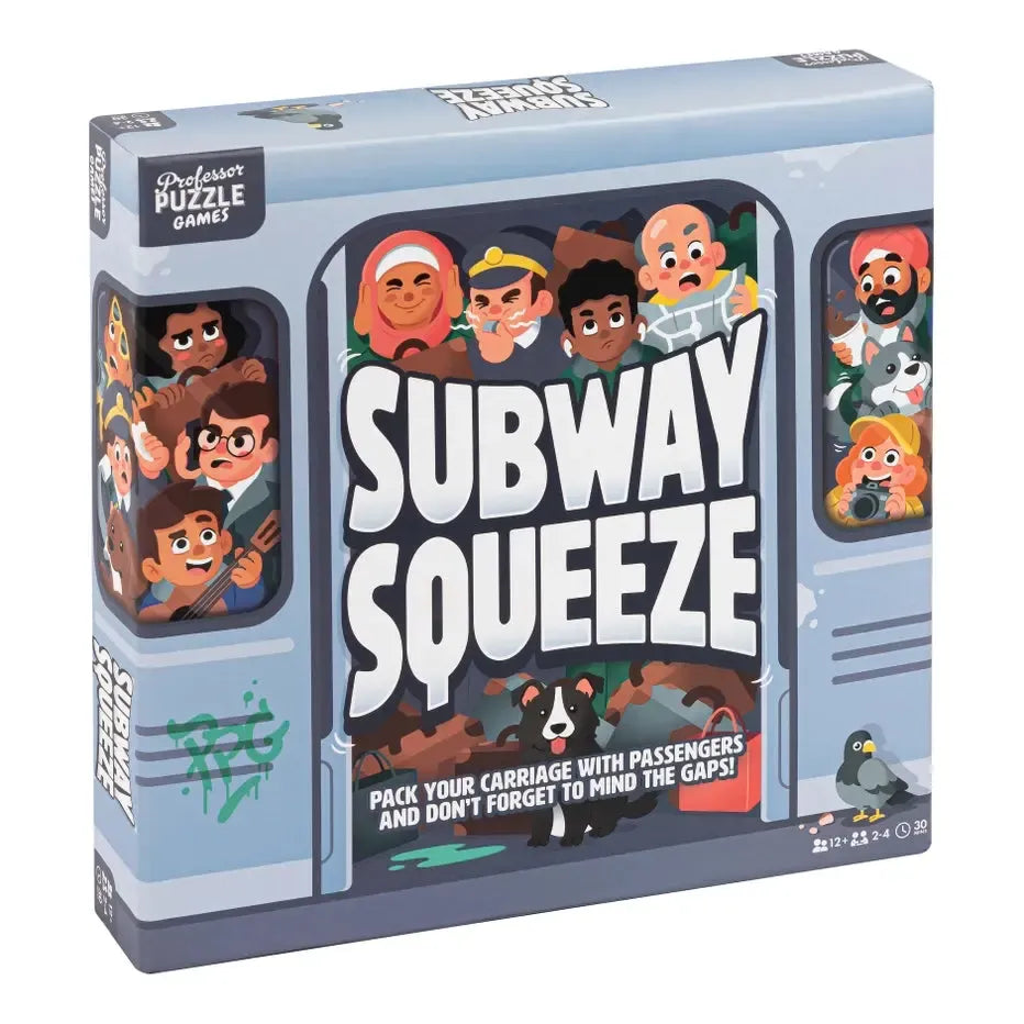 Subway Squeeze - Strategic Board Game - Professor Puzzle