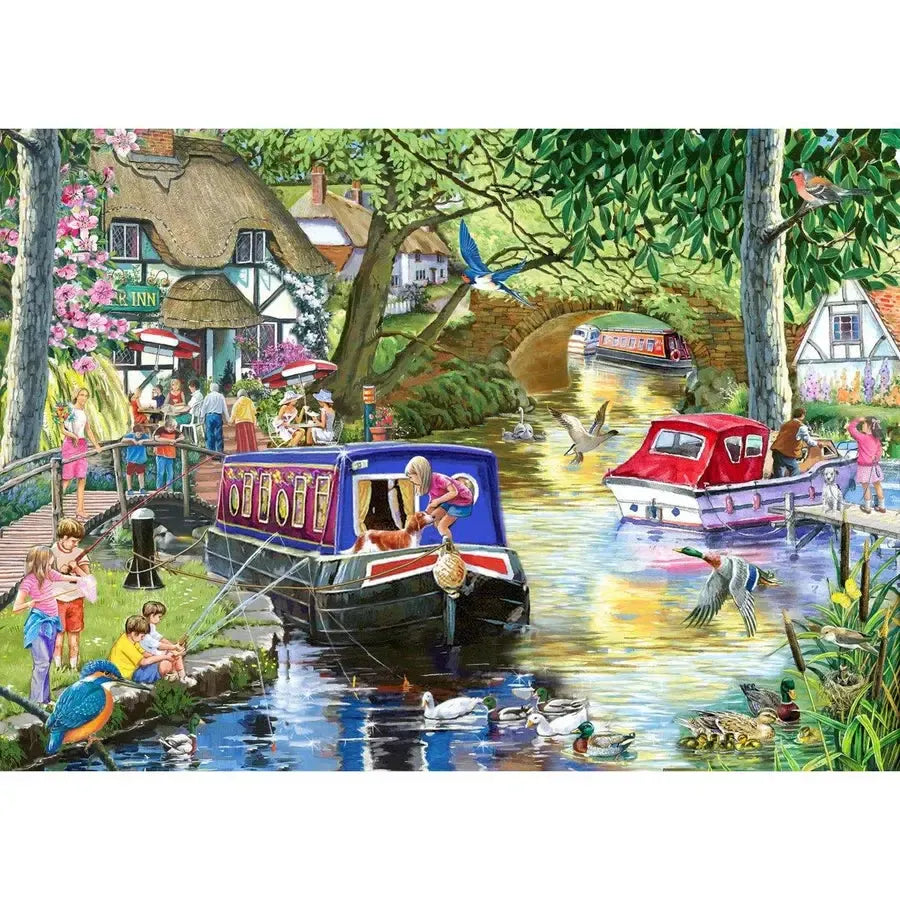 Summer on the River 1000 Piece Jigsaw Puzzle HOP