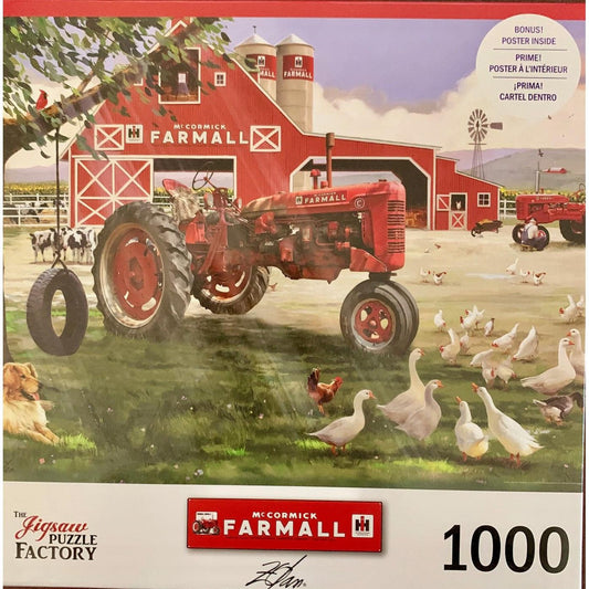 Sunday Afternoon on the Farm McCormick Farmall 1000 Piece Jigsaw Puzzle Leap Year