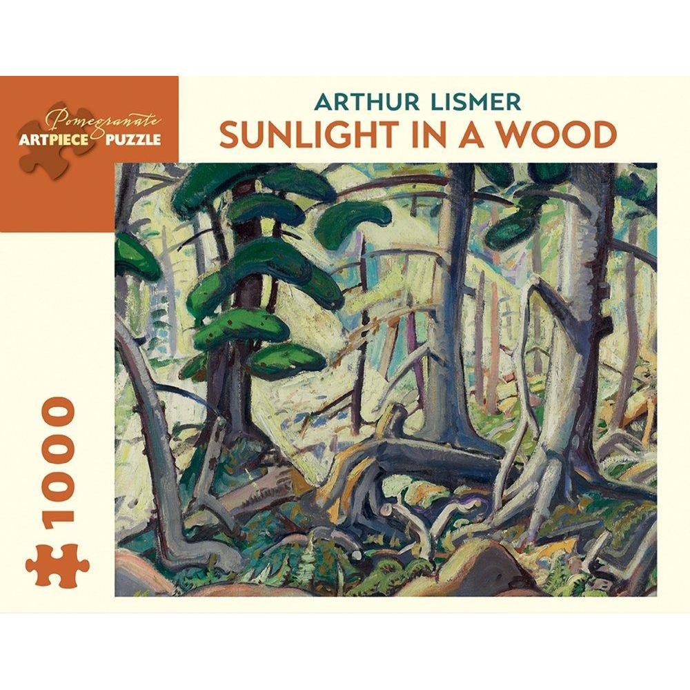Sunlight in a Wood 1000 Piece Jigsaw Puzzle Pomegranate