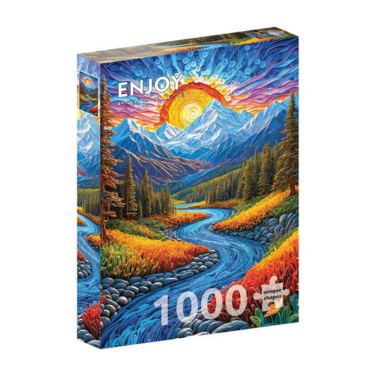 Sunrise Landscape 1000 Piece Jigsaw Puzzle Enjoy