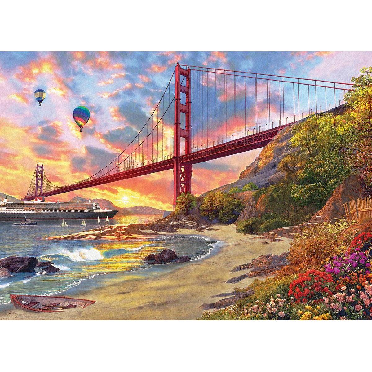 Sunset at Baker Beach San Francisco 1000 Piece Jigsaw Puzzle Eurographics