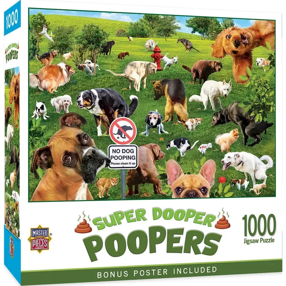 Super Dooper Poopers 1000 Piece Jigsaw Puzzle MasterPieces