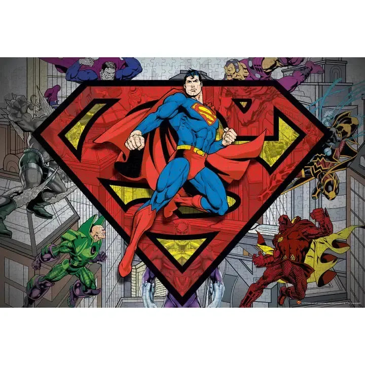 Superman & Villains 1000 Piece Jigsaw Puzzles Paper House