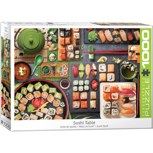 Sushi Table 1000 Piece Jigsaw Puzzle Eurographics