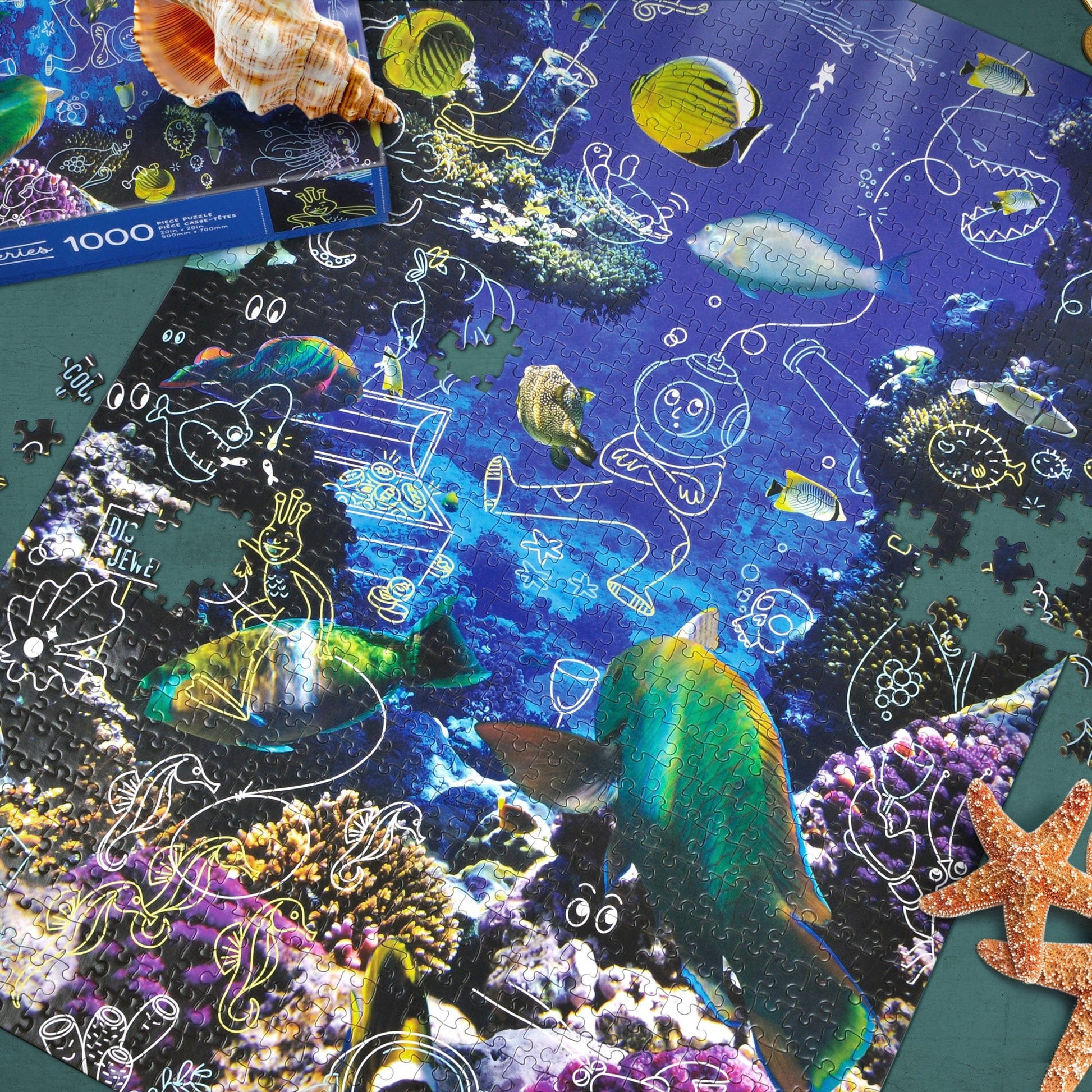 Swap Meet Under the Sea 1000 Piece Jigsaw Puzzle Fred