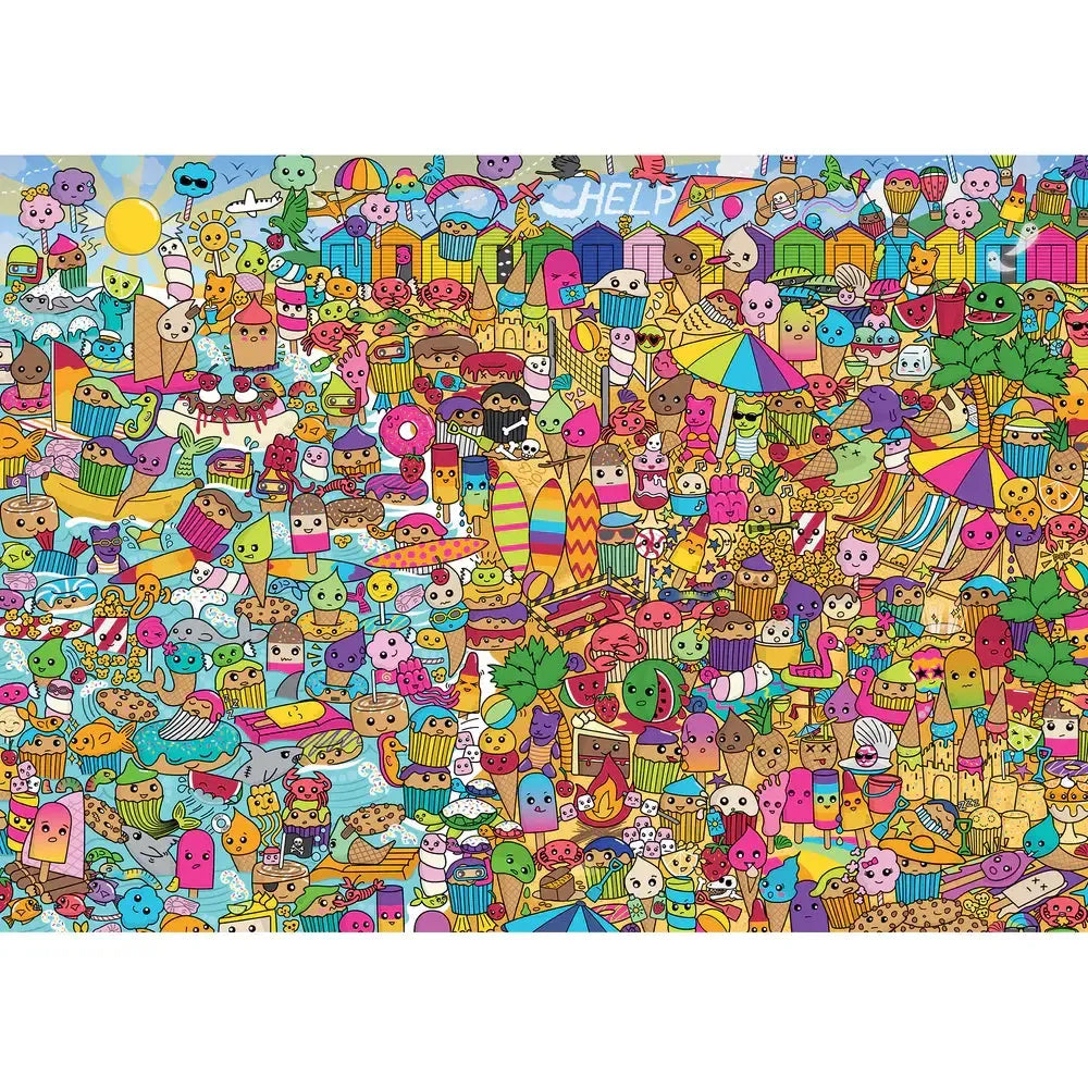 Sweet Retreat "Cakes with Faces" 1000 Piece Jigsaw Puzzle Gibsons