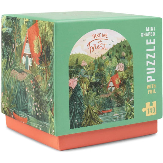 Take me to The Forest 140 Piece Mini Jigsaw Puzzle Lantern Press
