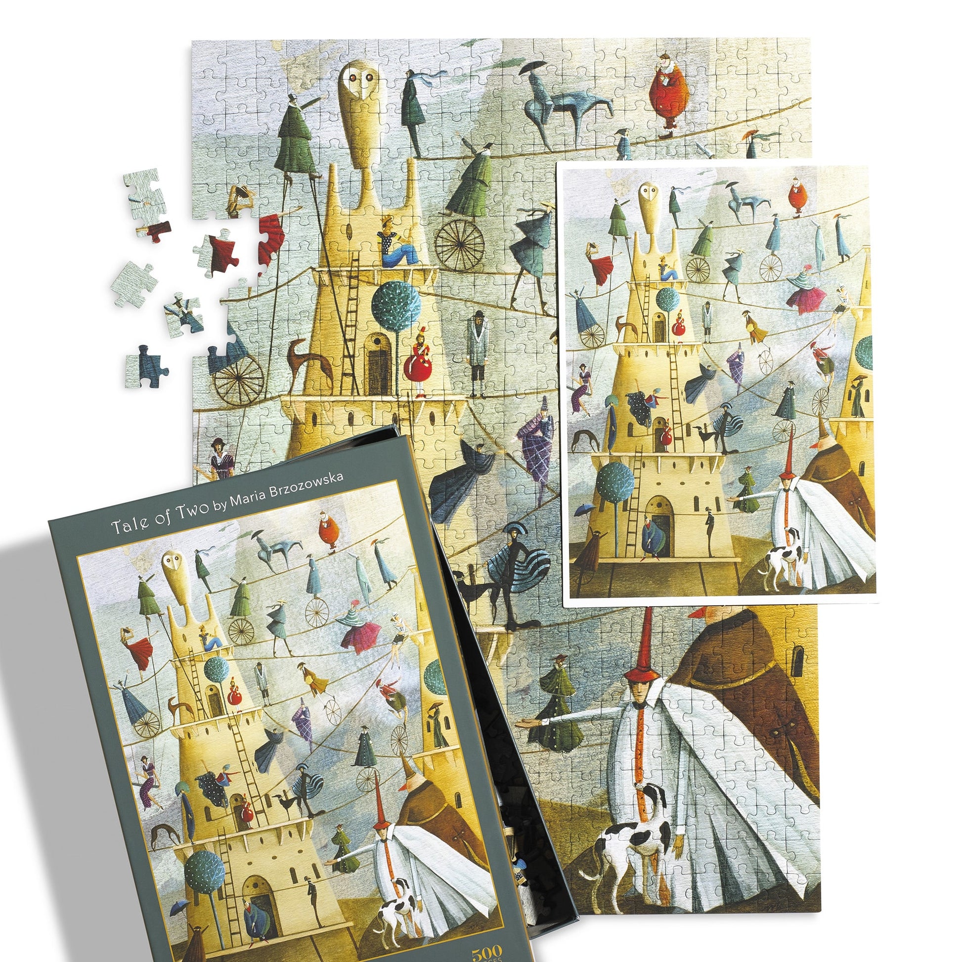 Tale of Two 500 Piece Premium Jigsaw Puzzle Art & Fable