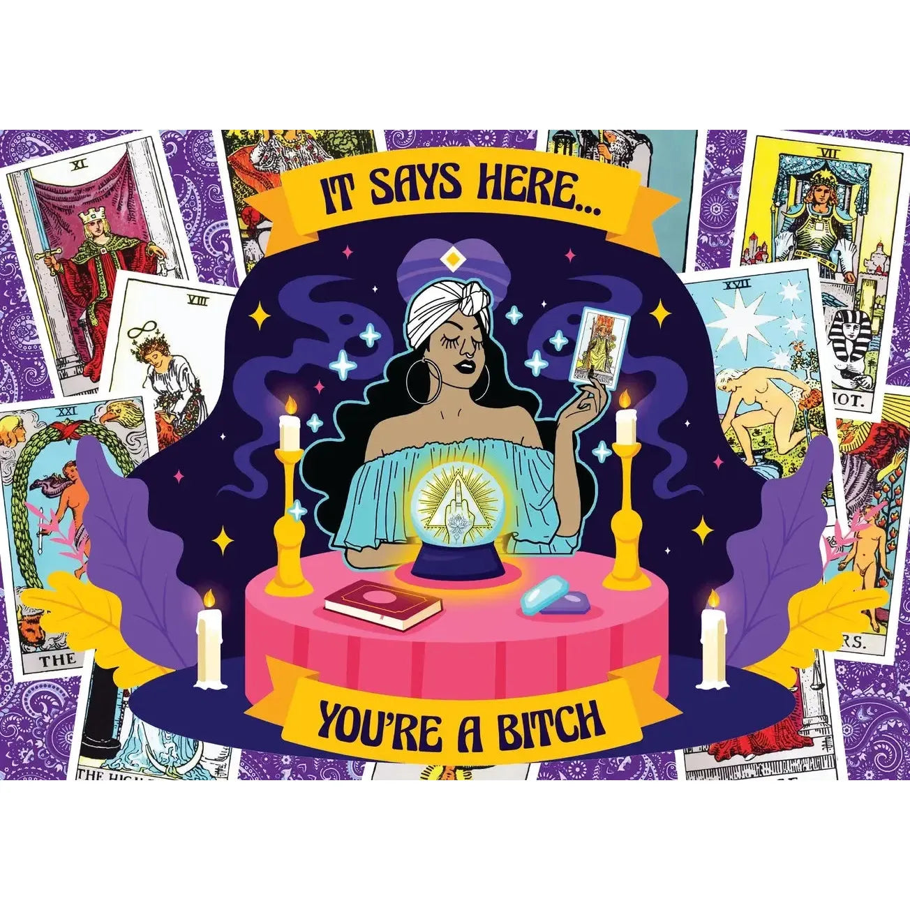 Tarot Bitch 1000 Piece Jigsaw Puzzle WTF
