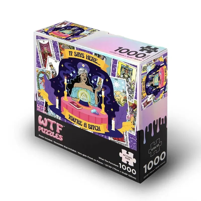Tarot Bitch 1000 Piece Jigsaw Puzzle WTF