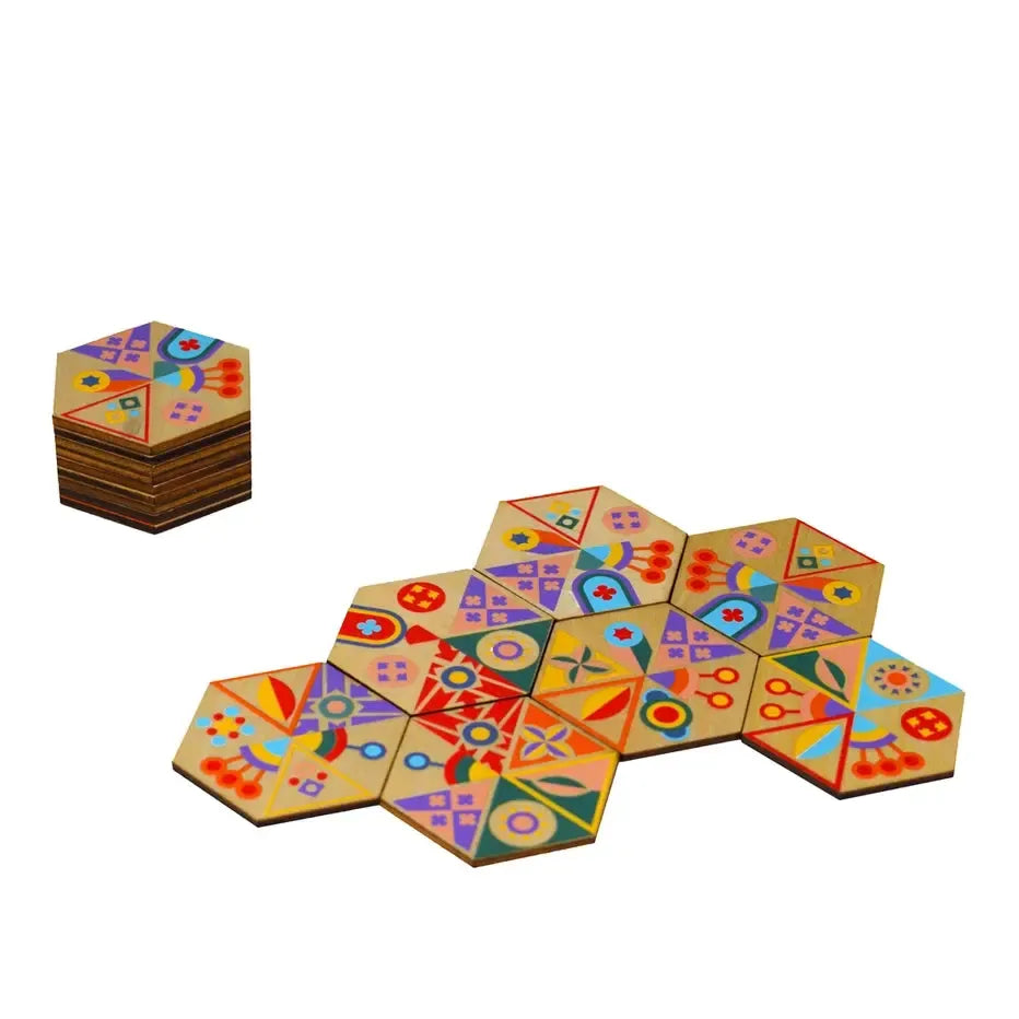 Tegula - Wood Tile Matching Game - Gibsons