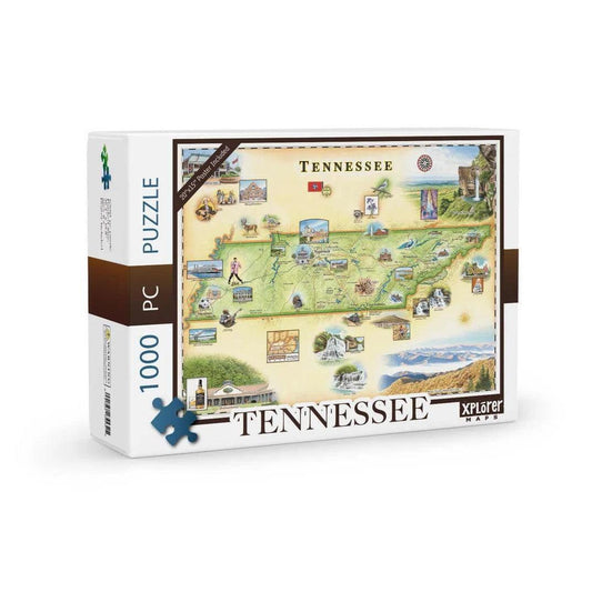 Tennessee 1000 Piece Jigsaw Puzzle Xplorer Maps