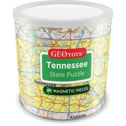 Tennessee State 100 Piece Magnetic Jigsaw Puzzle Geotoys