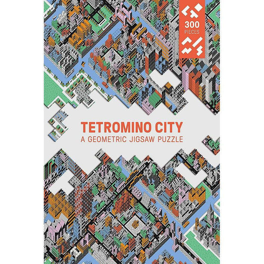 Tetromino City 300 Geometric Piece Jigsaw Puzzle Laurence King