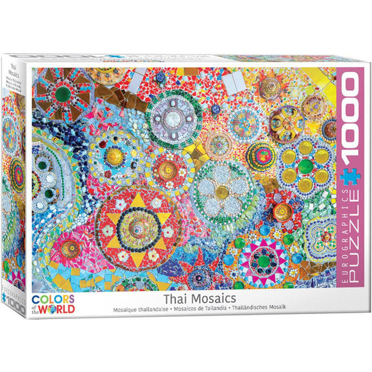 Thailand Mosaic 1000 Piece Jigsaw Puzzle Eurographics