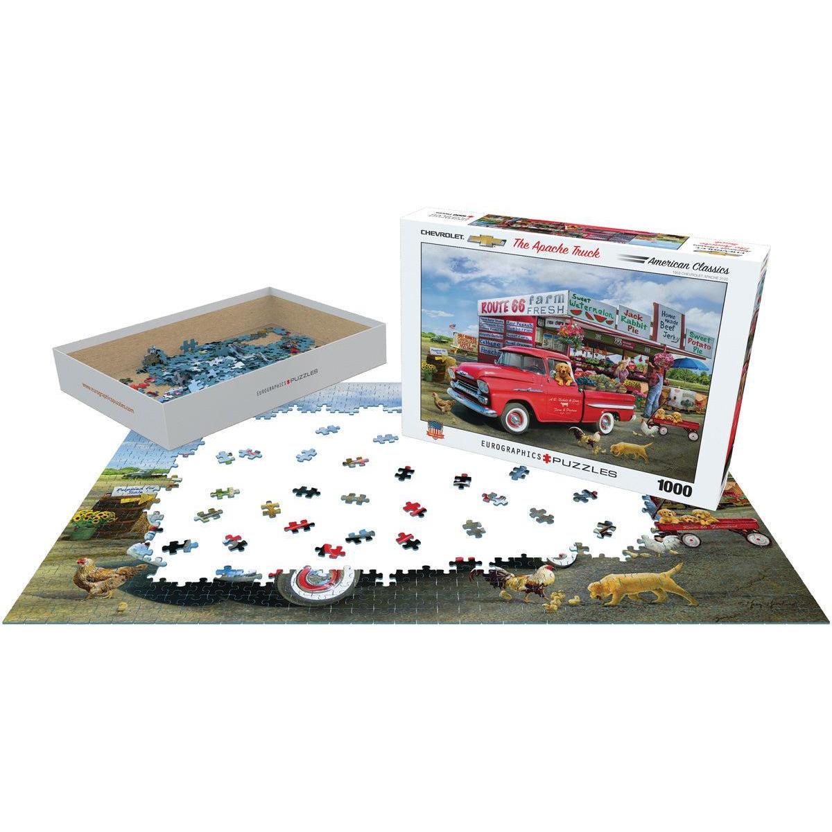The Apache Truck Chevrolet 1000 Piece Jigsaw Puzzle Eurographics