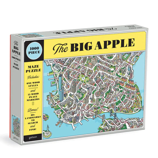 The Big Apple Maze 1000 Piece Jigsaw Puzzle Galison