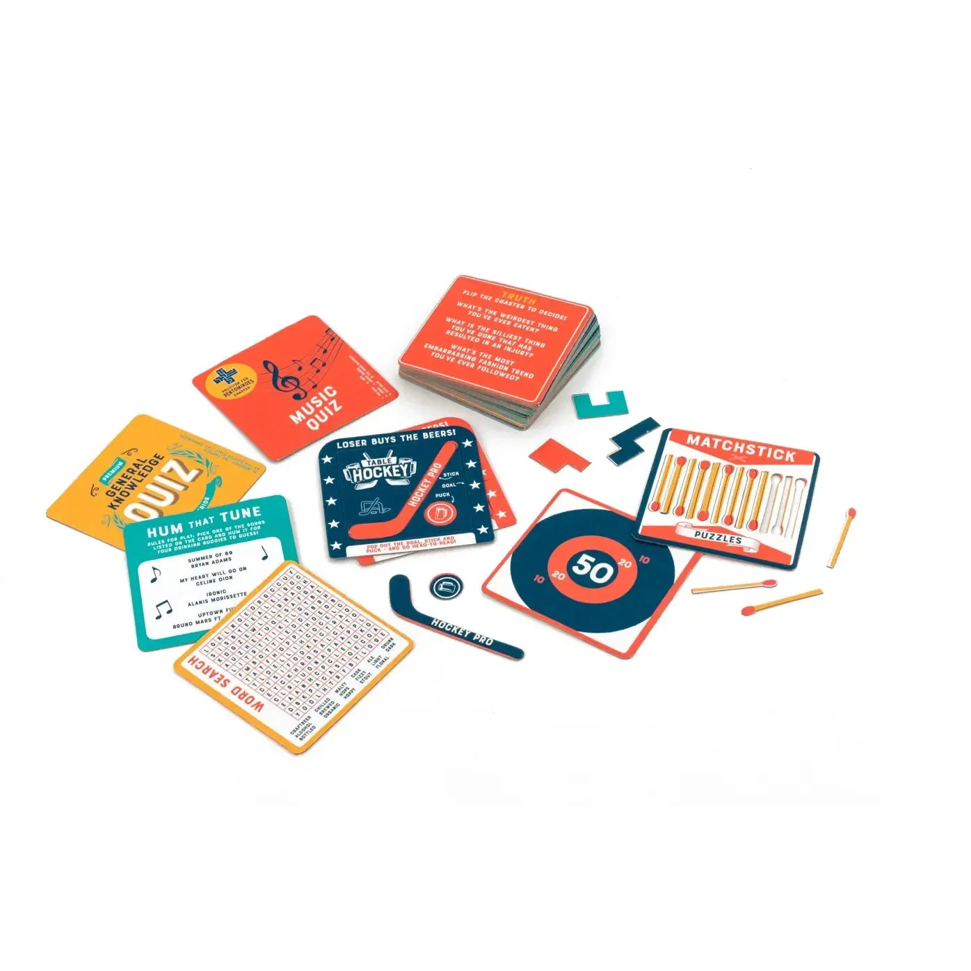 The Big Coaster Showdown- Fun Drinking Game - Professor Puzzle