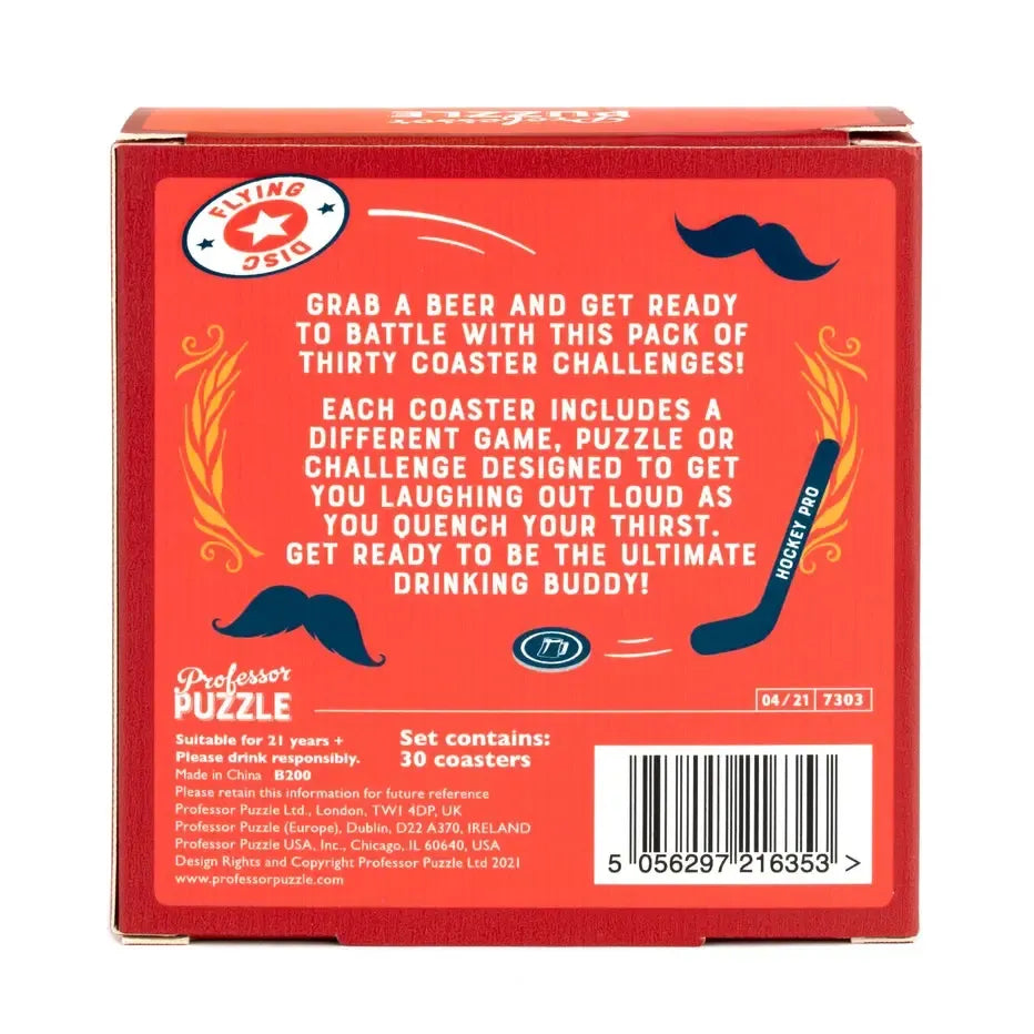 The Big Coaster Showdown- Fun Drinking Game - Professor Puzzle