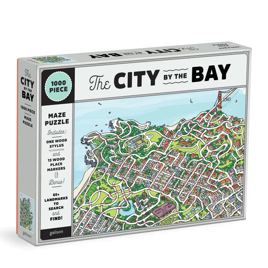 The City By the Bay 1000 Piece Jigsaw Maze Puzzle Galison