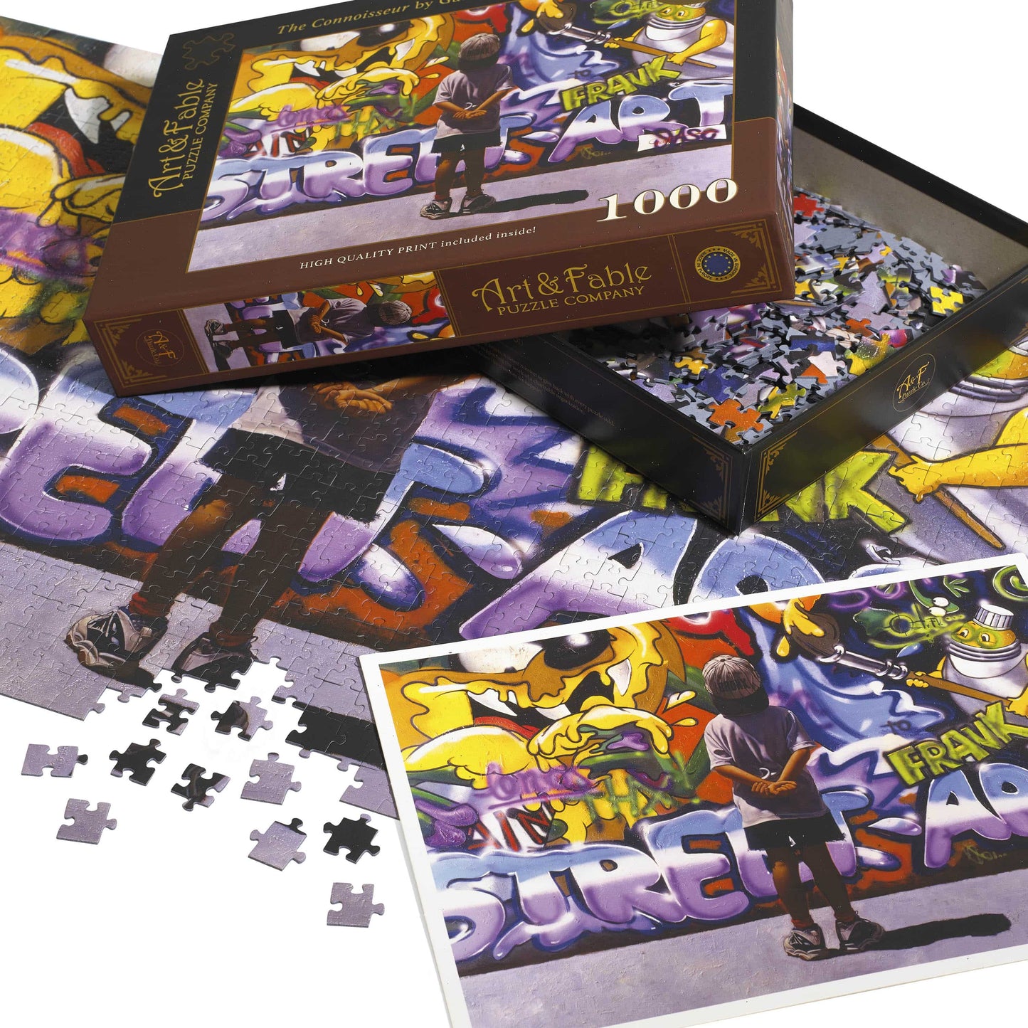 The Connoisseur 1000 Piece Premium Jigsaw Puzzle Art & Fable
