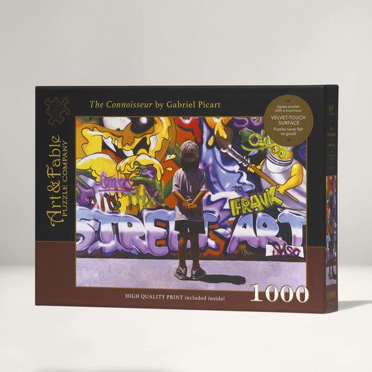 The Connoisseur 1000 Piece Premium Jigsaw Puzzle Art & Fable
