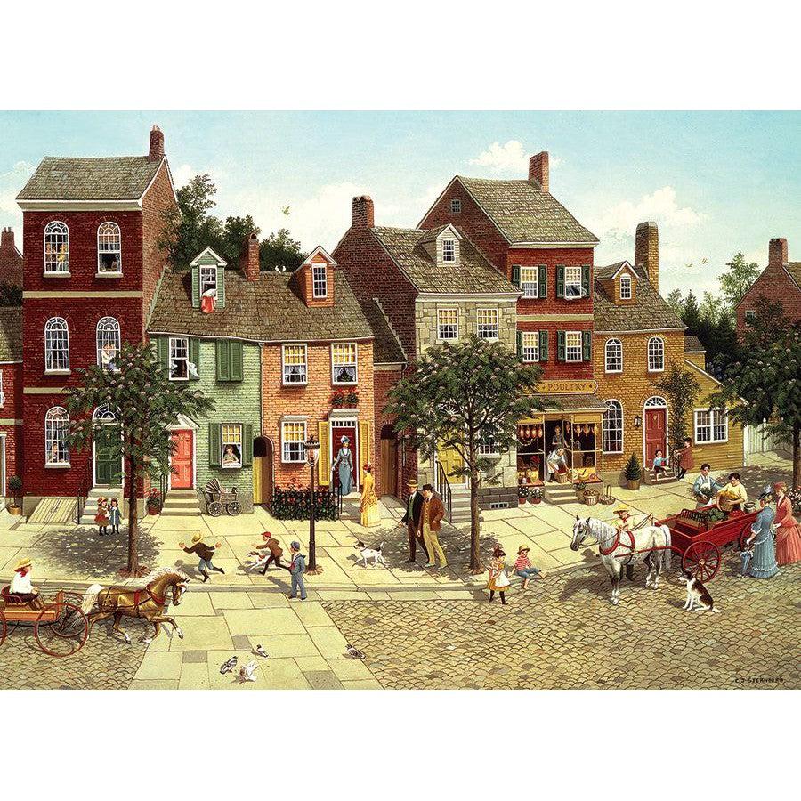 The Curve in the Square 1000 Piece Jigsaw Puzzle Cobble Hill