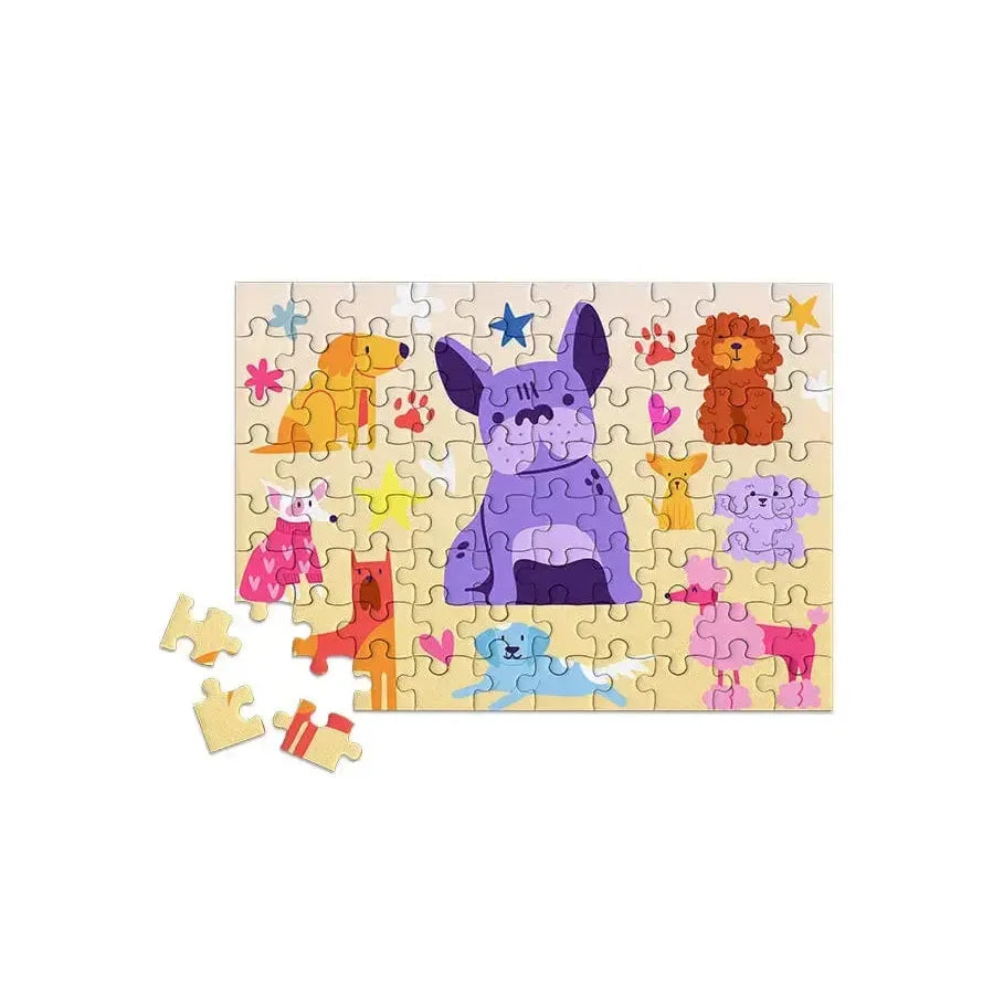 The Dog Pack 80 Piece Mini Jigsaw Puzzle Micro Puzzles